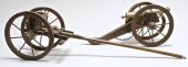 BRASS MODEL OF A CANNONWith en