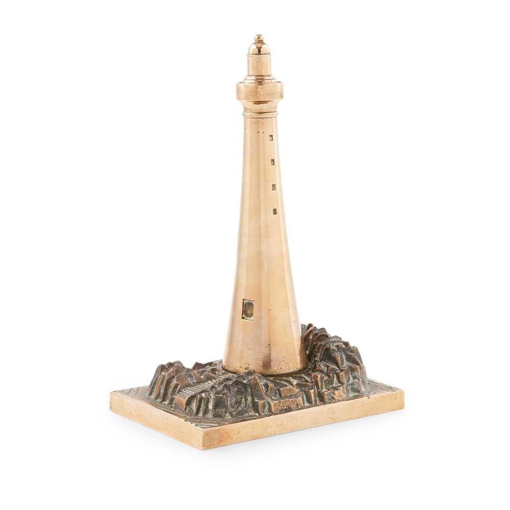 BRASS MODEL OF THE BELL ROCK