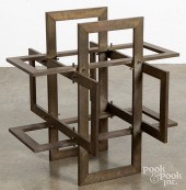 BRASS MODERNIST SCULPTUREBrass