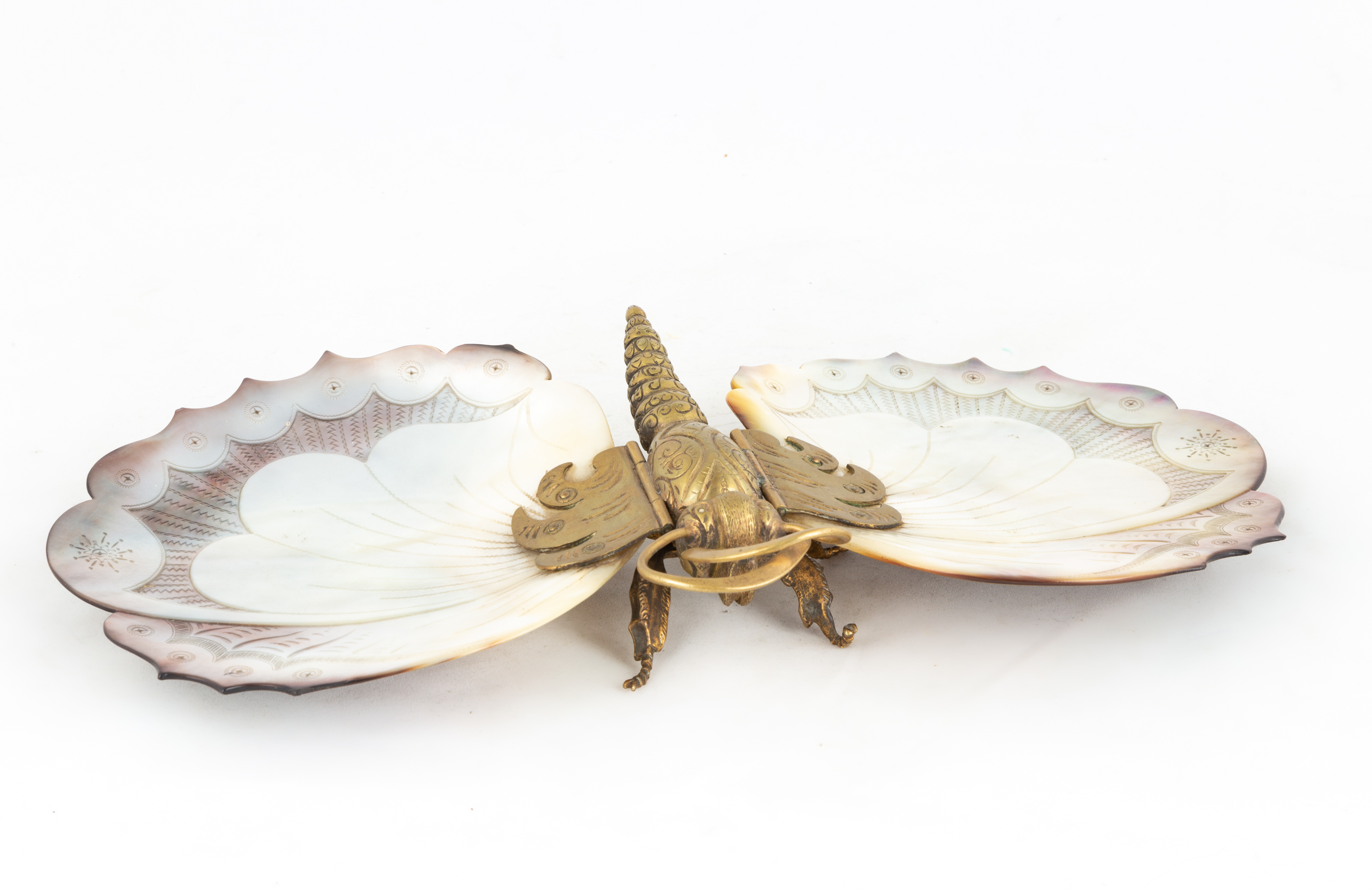 BRASS & MOTHER OF PEARL