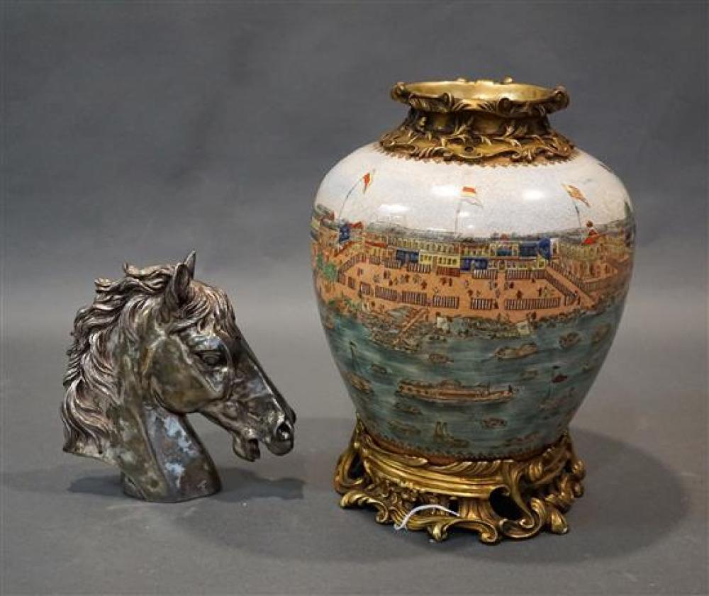BRASS MOUNTED CHINESE EXPORT TYPE