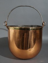 BRASS MOUNTED COPPER BAIL HAND
