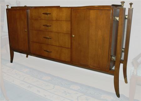 Brass Mounted Fruitwood