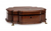 BRASS-MOUNTED INLAID MAHOGANY