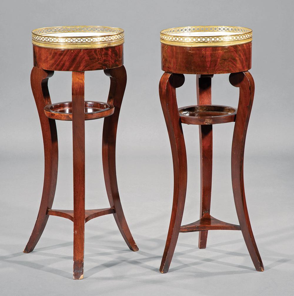 BRASS-MOUNTED MAHOGANY