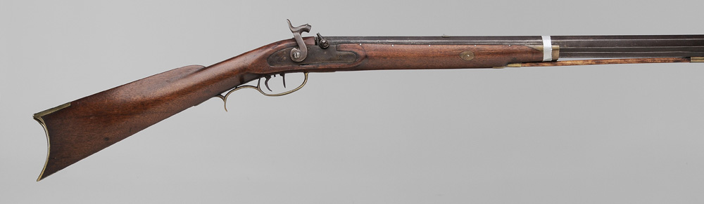 Brass-Mounted Percussion Rifle