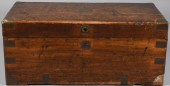 BRASS MOUNTED TEAK CAPTAIN'S C