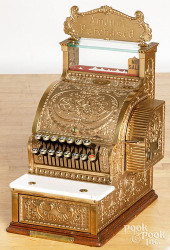 BRASS NATIONAL CASH REGISTER M
