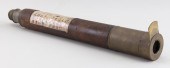BRASS ONE-DRAW TELESCOPE CIRCA