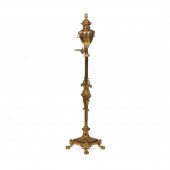 BRASS PARAFFIN STANDARD LAMP
L