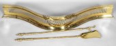 BRASS PIERCED FIRE FENDER WITH
