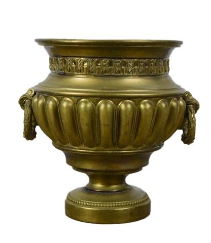 BRASS PLANTERWith acanthus leaf