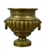 BRASS PLANTERWith acanthus lea
