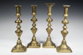 BRASS PUSH-UP CANDLESTICKS Gro