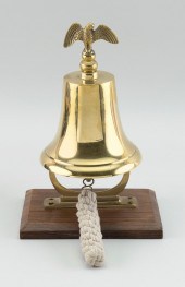 BRASS REPRODUCTION SHIP'S BELL