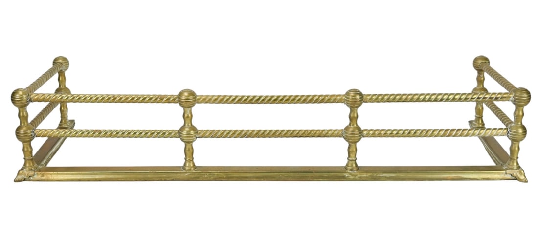 BRASS ROPE MOTIF FIRE PLACE