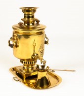 BRASS RUSSIAN SAMOVAR Brass Ru