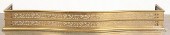 BRASS SERPENTINE FIRE FENDERBr