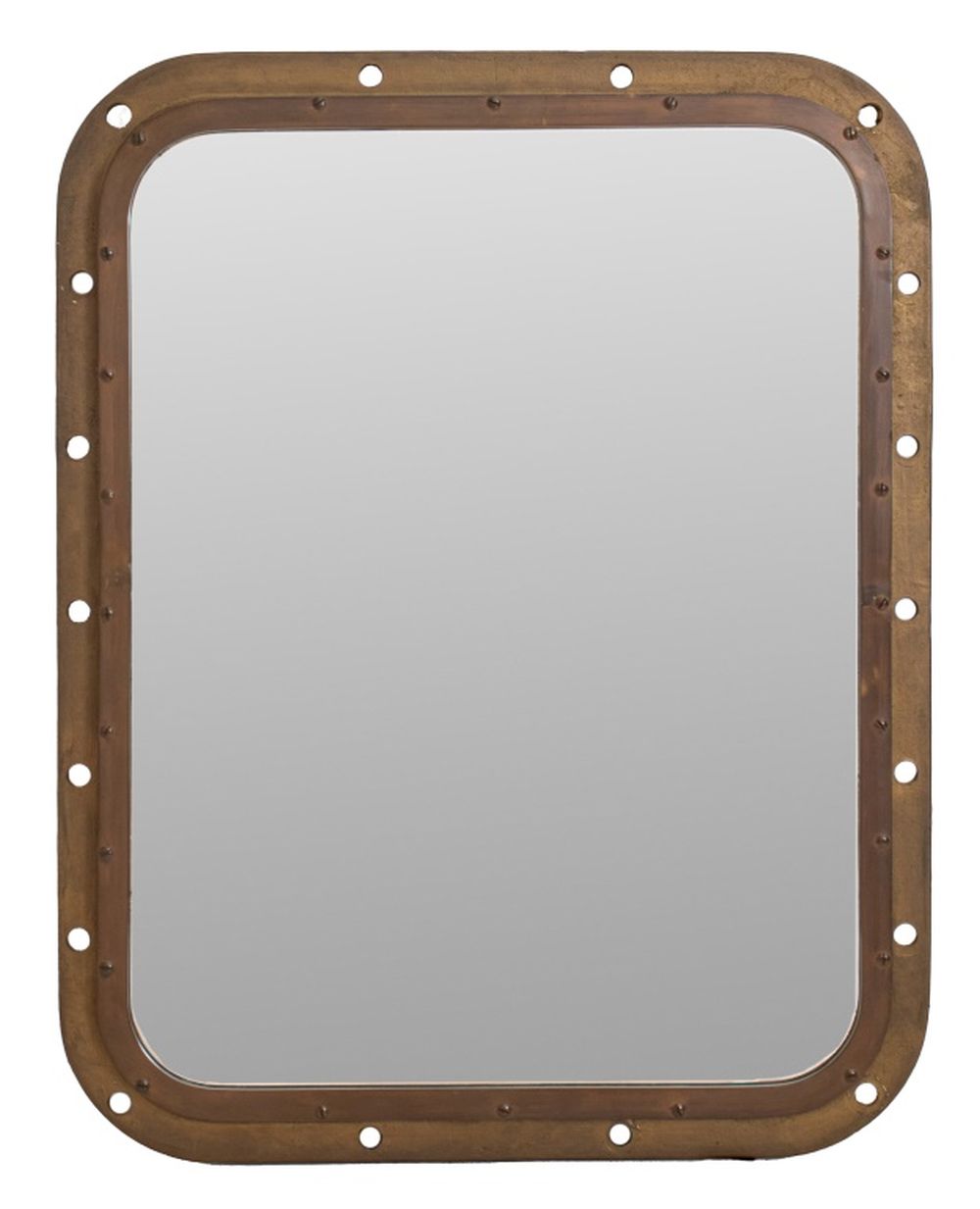 BRASS SHIP PORTHOLE MOUNTED AS A