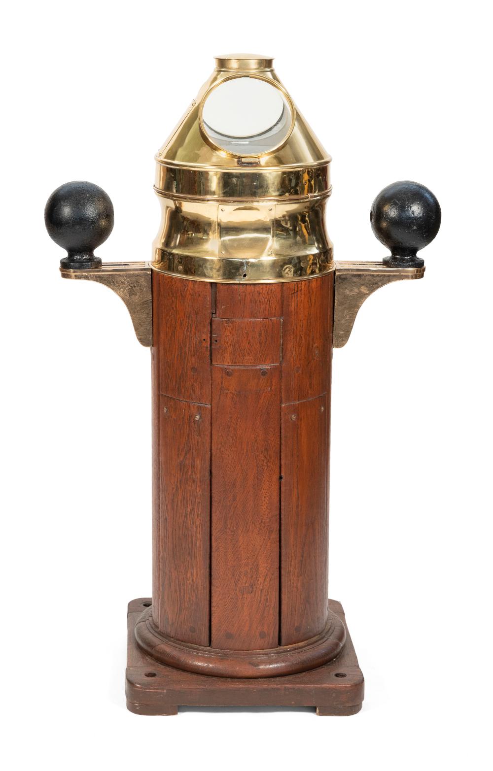 BRASS SHIP’S BINNACLE EARLY 20TH