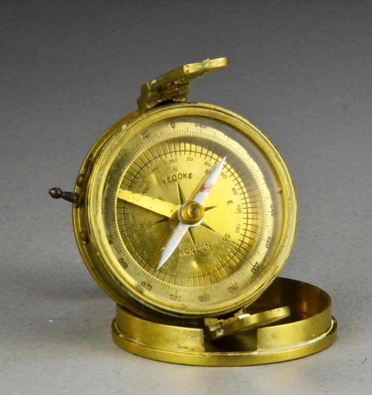 Brass Ship's Compass LondonA fine