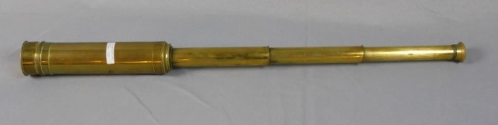 BRASS SHIP'S FOUR DRAW TELESCOPE,