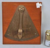 BRASS SHIP'S INCLINOMETER ON W