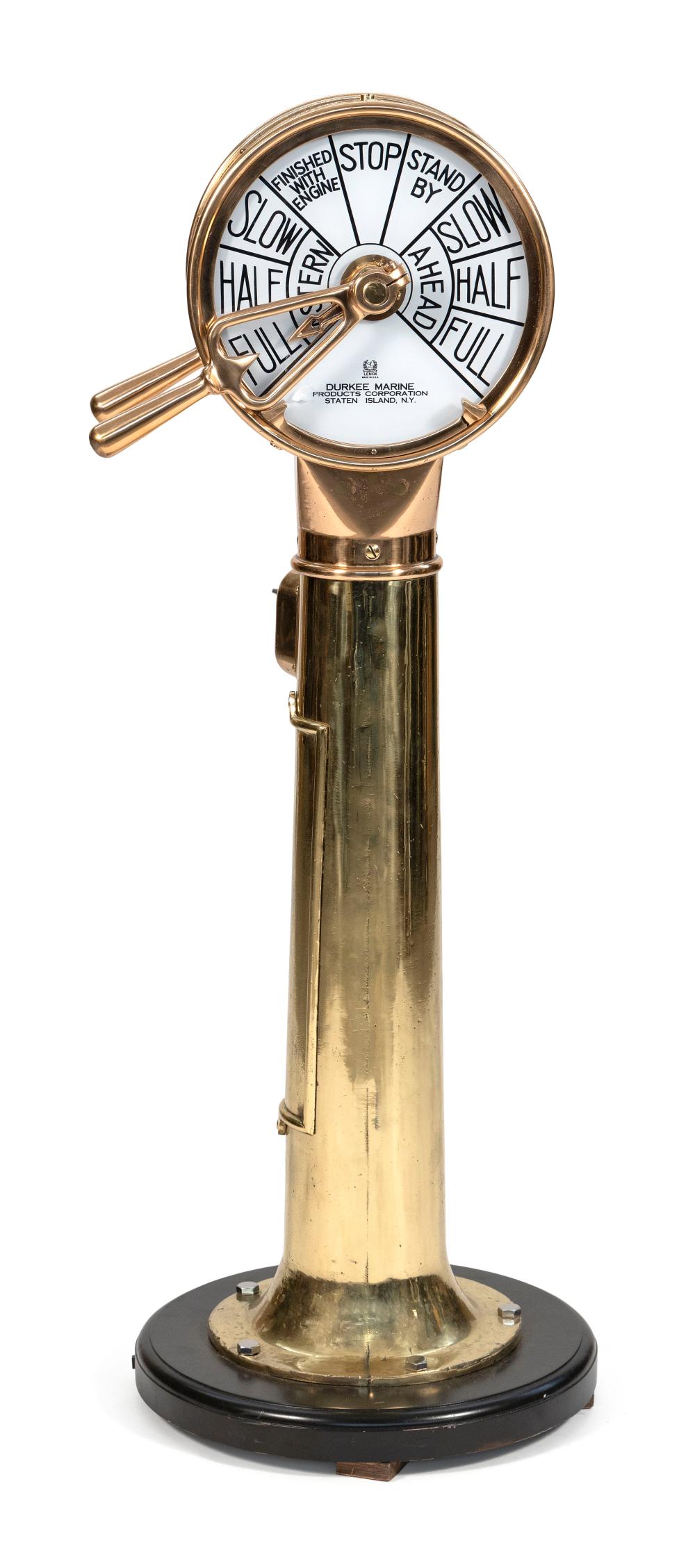 BRASS SHIP’S TELEGRAPH STATEN