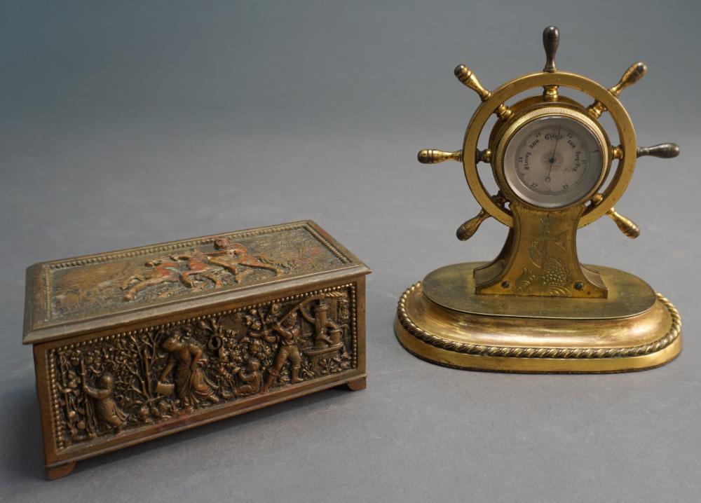 BRASS 'SHIPS WHEEL'