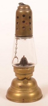 BRASS SKATER'S LANTERN PAT. DE