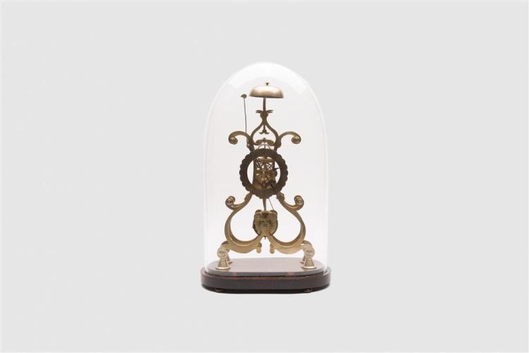 BRASS SKELETON CLOCKBrass