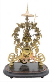 BRASS SKELETON CLOCKBrass Skel