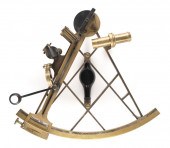 BRASS SKELETONIZED SEXTANT 19T