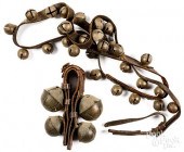 BRASS SLEIGH BELLS, CA. 1900Br