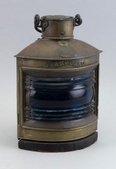 BRASS STARBOARD LANTERN EARLY