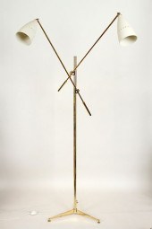 BRASS STILNOVO STYLE TWO ARM F