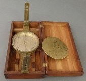 Brass surveyor's instrument th