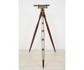 Brass surveyors level signed E