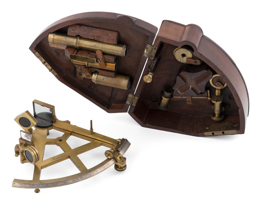 BRASS "T-FRAME" QUINTANT BY JESSE