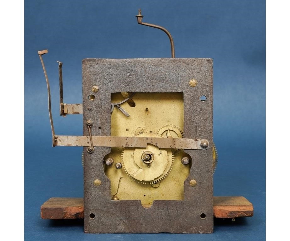 Brass tall case clock 8-day