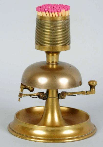 Brass Tapper Bell Match Holder. 