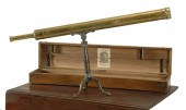 BRASS TELESCOPE WITH TRIPOD BA