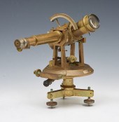 BRASS THEODOLITE, UNMARKEDBras