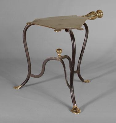 Brass trivet, brass platform