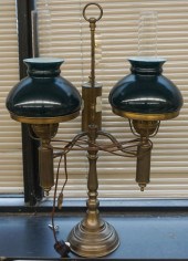 BRASS TWO-LIGHT REPRODUCTION K
