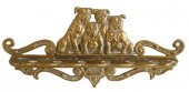 BRASS WALL MOUNTED PIPE HOLDER