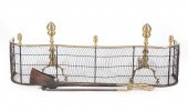 BRASS, WIREWORK SERPENTINE FIR