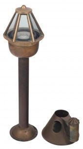 BRASS YACHT BINNACLE BY THAXTE