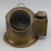 BRASS YACHT BINNACLE LATE 19TH