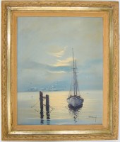 BRAUN OIL ON CANVAS 20th centu